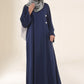 Marine Blue Coat Abaya