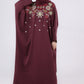 Maroon Muse Kaftan
