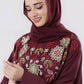 Maroon Muse Kaftan