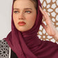Maroon Oak Silk Hijab