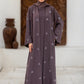 Mauve Embellished Abaya