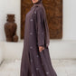 Mauve Embellished Abaya