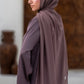 Mauve Embellished Abaya