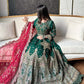 rang-e-bahar Chiffon Dark green 4Pc suit AD-002-S