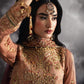 rang-e-bahar Silk Salmon 4Pc suit AD-003-S