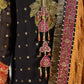 rang-e-bahar Chiffon Black 4Pc suit SJ-1019-S