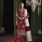 rang-e-bahar Tussar silk Maroon 4Pc suit NA-05-S