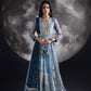 rang-e-bahar Chiffon Ice blue 4Pc suit SJ-1008-S