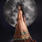 rang-e-bahar Silk Salmon 4Pc suit AD-003-S