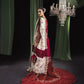rang-e-bahar Tussar silk Maroon 4Pc suit NA-05-S