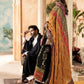 rang-e-bahar Chiffon Black 4Pc suit SJ-1019-S