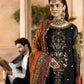 rang-e-bahar Chiffon Black 4Pc suit SJ-1019-S
