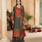 rang-e-bahar Chiffon Grey 4Pc suit SJ-1030-S