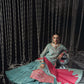rang-e-bahar Chiffon Ice blue 4Pc suit SJ-1005-S