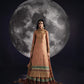 rang-e-bahar Silk Salmon 4Pc suit AD-003-S