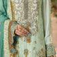 rang-e-bahar Chiffon Mint green 4Pc suit SJ-1021-S