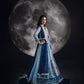 rang-e-bahar Chiffon Ice blue 4Pc suit SJ-1008-S