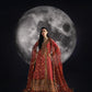 rang-e-bahar Chiffon Burnt orange 4Pc suit AD-005-S