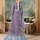 rang-e-bahar net mauve 4Pc suit SJ-1024-S