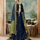 rang-e-bahar chiffon midnight blue 4Pc suit SJ-1020-S