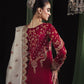 rang-e-bahar Tussar silk Maroon 4Pc suit NA-05-S
