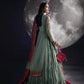 rang-e-bahar Chiffon Pastel green 4Pc suit SJ-1007-S