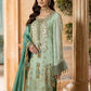 rang-e-bahar Chiffon Mint green 4Pc suit SJ-1021-S