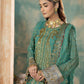 rang-e-bahar Chiffon Green 4Pc suit SJ-1022-S