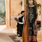 rang-e-bahar Chiffon Black 4Pc suit SJ-1019-S