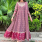 rang-e-bahar Georgette chiffon Peach Mauve pink 3Pc suit MARTINA-S