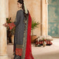 rang-e-bahar Chiffon Grey 4Pc suit SJ-1030-S