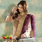 rang-e-bahar net Peach pink 4Pc suit SJ-1028-S