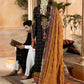 rang-e-bahar Chiffon Black 4Pc suit SJ-1019-S