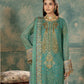 rang-e-bahar Chiffon Green 4Pc suit SJ-1022-S