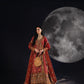 rang-e-bahar Chiffon Burnt orange 4Pc suit AD-005-S