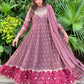 rang-e-bahar Georgette chiffon Peach Mauve pink 3Pc suit MARTINA-S