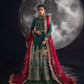 rang-e-bahar Chiffon Dark green 4Pc suit AD-002-S
