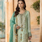 rang-e-bahar Chiffon Mint green 4Pc suit SJ-1021-S