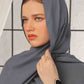 Medium Grey Georgette Hijab