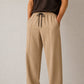 Tan Beige Interlock Straight Fit Trouser  - Men