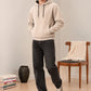 Beige Fleece Hoodie