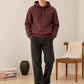 Deep Burgundy Fleece Hoodie