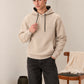 Beige Fleece Hoodie