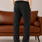 Black Straight Leg Trousers