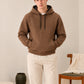 Fondent Brown Fleece Hoodie