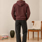 Deep Burgundy Fleece Hoodie
