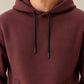 Deep Burgundy Fleece Hoodie