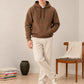 Fondent Brown Fleece Hoodie