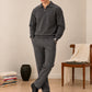 Deep Grey Interlock Co-ord Set