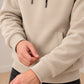 Beige Fleece Hoodie